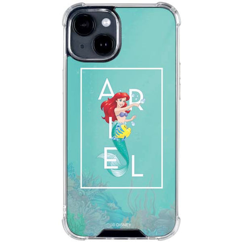 Disney Princess The Little Mermaid iPhone 15 Clear Case